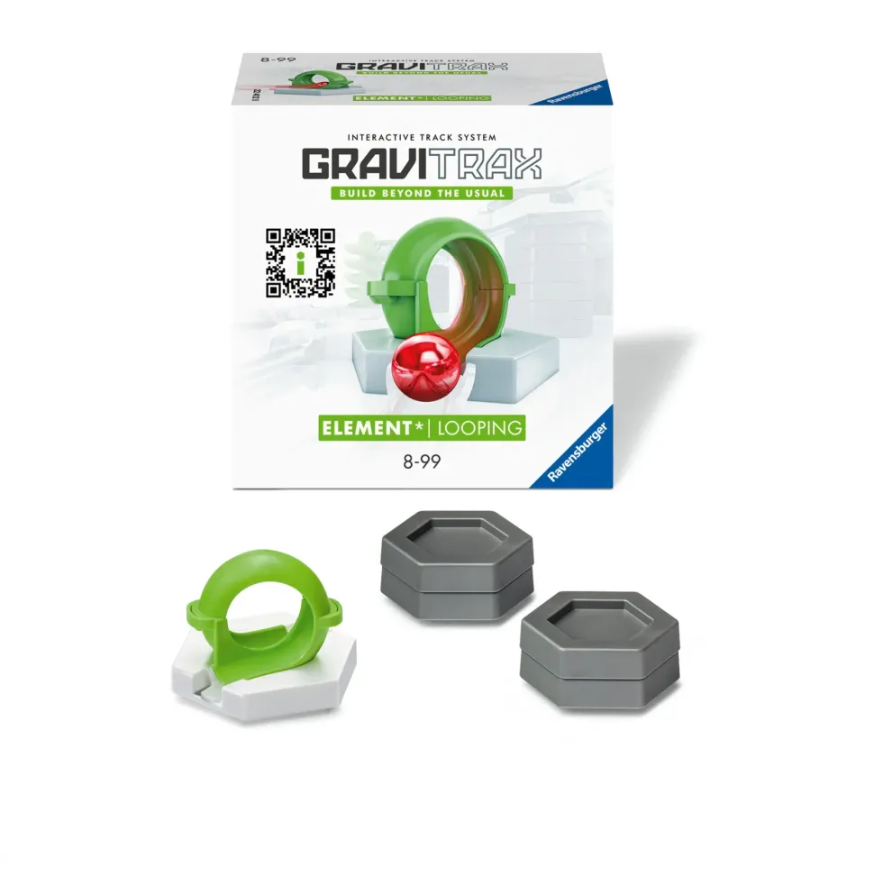 Ravensburger Gravitrax Looping Giro Della Morte, Gioco Innovativo Ed Educativo Stem, 8+ Anni, Accessorio
