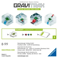 Ravensburger Gravitrax Magnetic Cannon, Gioco Innovativo Ed Educativo Stem, 8+ Anni, Accessorio