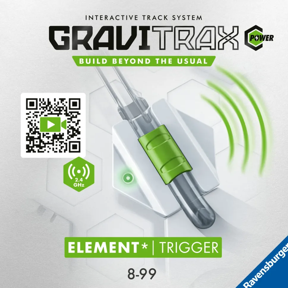Ravensburger Gravitrax Power Element Trigger, Gioco Innovativo Ed Educativo Stem, 8+ Anni, Estensione