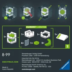 Ravensburger Gravitrax Pro Splitter Svincolo, Gioco Innovativo Ed Educativo Stem, 8+ Anni, Accessorio