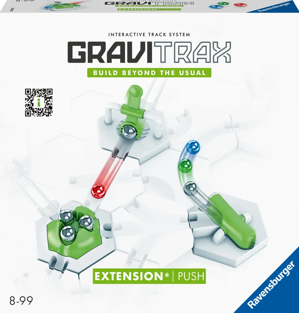 Ravensburger Gravitrax Push, Gioco Innovativo Ed Educativo Stem, 8+ Anni, Accessorio