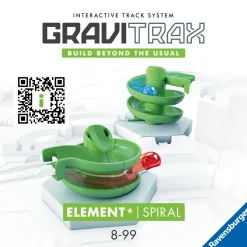 Ravensburger Gravitrax Spiral, Gioco Innovativo Ed Educativo Stem, 8+ Anni, Accessorio