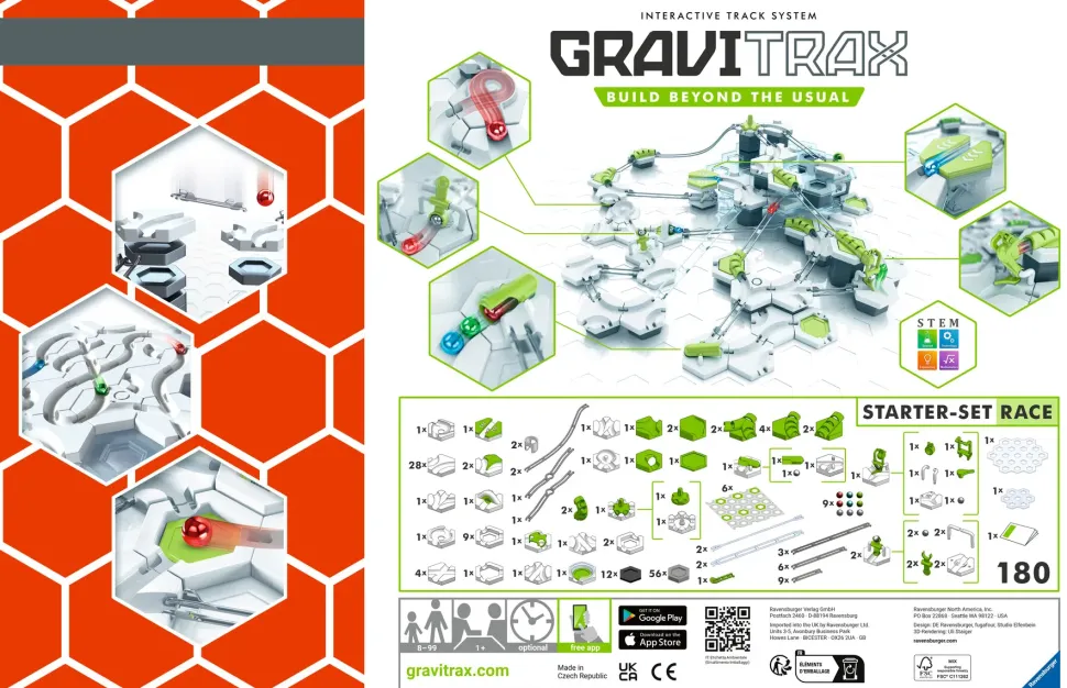 Ravensburger Gravitrax Starter Set Race, Gioco Innovativo Ed Educativo Stem, 8+