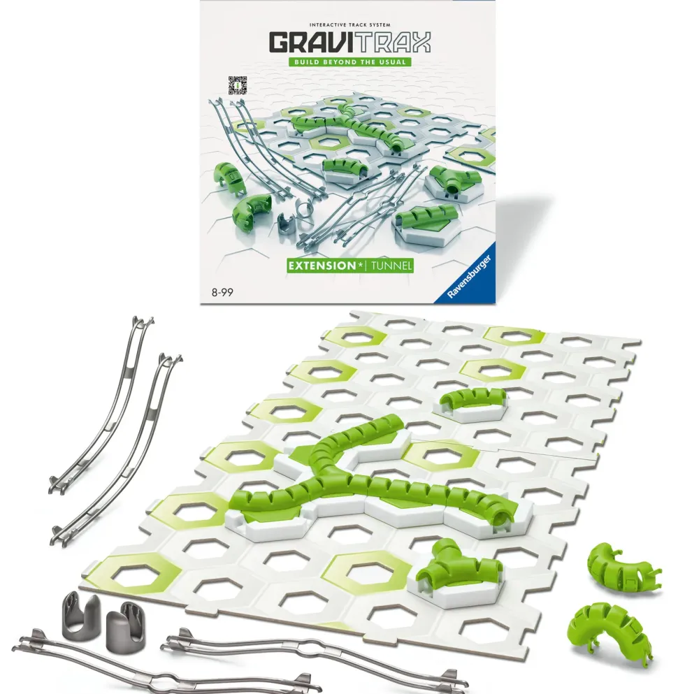 Ravensburger Gravitrax Tunnel, Gioco Innovativo Ed Educativo Stem, 8+ Anni, Accessorio