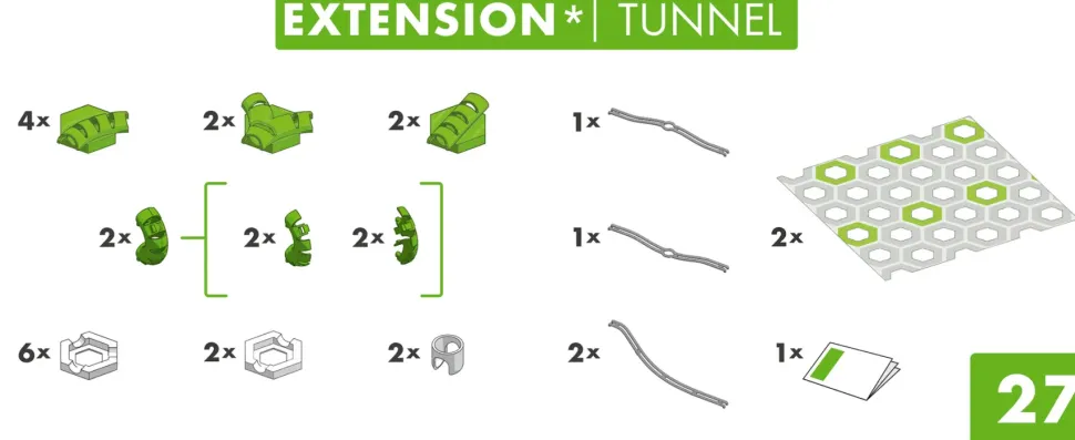 Ravensburger Gravitrax Tunnel, Gioco Innovativo Ed Educativo Stem, 8+ Anni, Accessorio