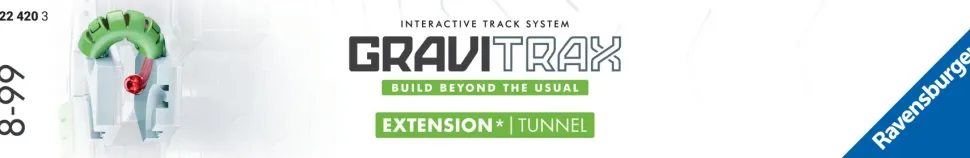 Ravensburger Gravitrax Tunnel, Gioco Innovativo Ed Educativo Stem, 8+ Anni, Accessorio