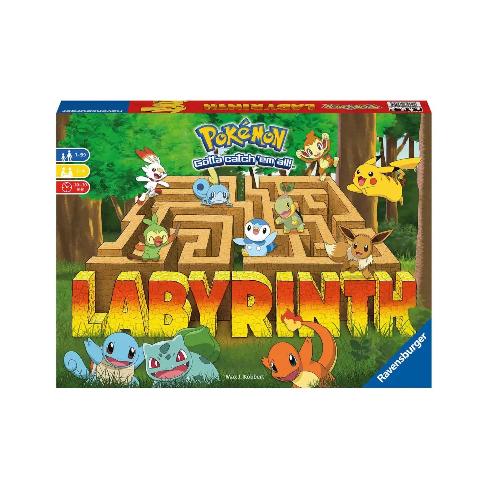 Ravensburger Labirinto Magico Pokemon, Gioco Da Tavolo, Da 2 A 4 Giocatori, 7+ Anni