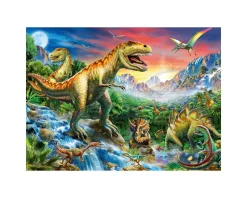 Ravensburger Puzzle 100 Pezzi Xxl L'Era Dei Dinosauri