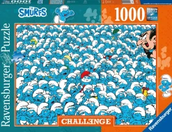 Ravensburger Puzzle I Puffi, Collezione Challenge, 1000 Pezzi, Puzzle Adulti