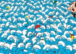 Ravensburger Puzzle I Puffi, Collezione Challenge, 1000 Pezzi, Puzzle Adulti