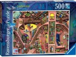 Ravensburger Puzzle La Biblioteca Bislacca, 500 Pezzi, Puzzle Adulti