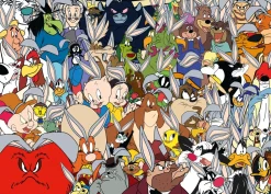 Ravensburger Puzzle Looney Tunes, 1000 Pezzi, Puzzle Adulti