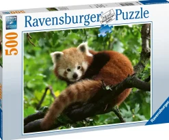 Ravensburger Puzzle Panda Rosso, 500 Pezzi, Puzzle Adulti