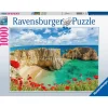 Ravensburger Puzzle Per Adulti 1000 Pezzi Algarve- Mare Scogliera Paesaggio Dimensione Puzzle: 70 50 Cm