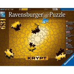 Ravensburger Puzzle Per Adulti 631 Pezzi Krypt Gold Oro Dimensione Puzzle: 70 50 Cm