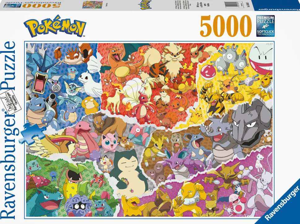 Ravensburger Puzzle Pokemon, 5000 Pezzi, Puzzle Adulti