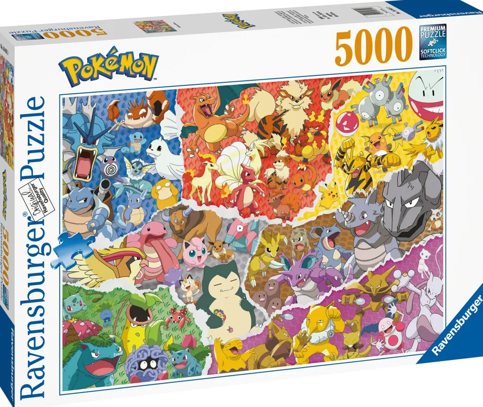 Ravensburger Puzzle Pokemon, 5000 Pezzi, Puzzle Adulti