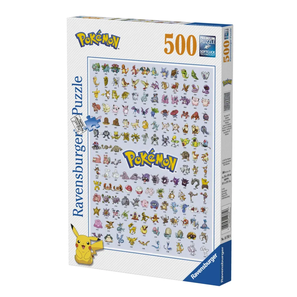 Ravensburger Puzzle Pokemon, 500 Pezzi, Puzzle Adulti