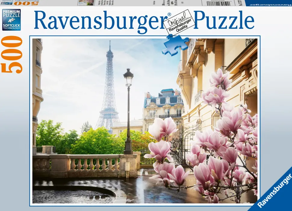 Ravensburger Puzzle Primavera A Parigi, 500 Pezzi, Puzzle Adulti