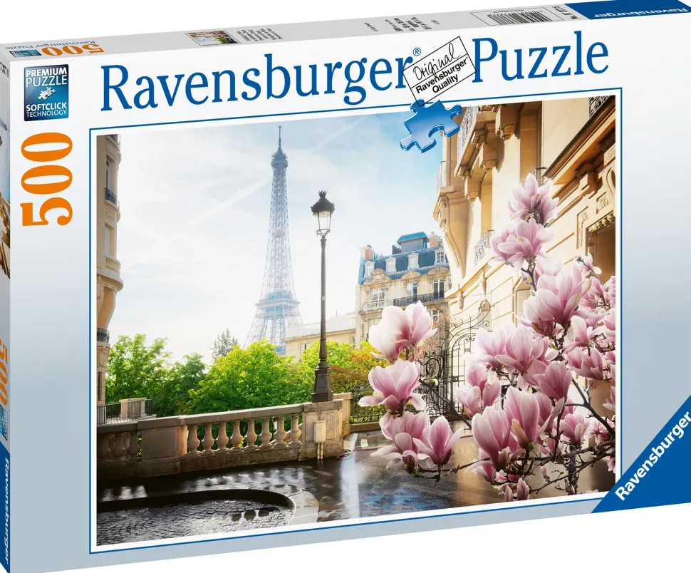 Ravensburger Puzzle Primavera A Parigi, 500 Pezzi, Puzzle Adulti