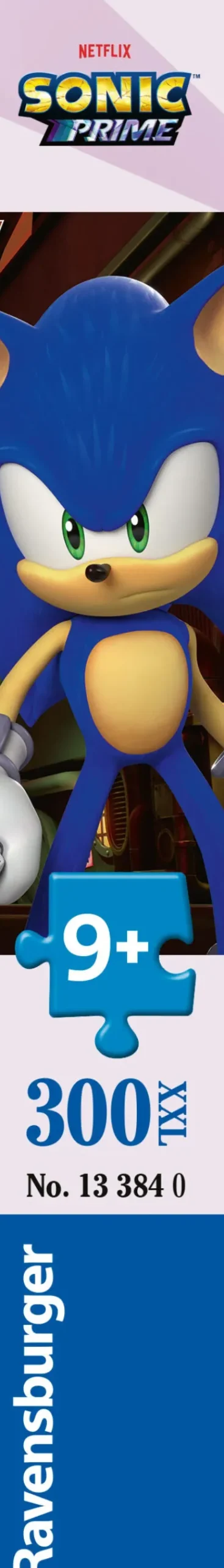 Ravensburger Puzzle Sonic, 300 Pezzi Xxl, Eta Raccomandata 9+ Anni