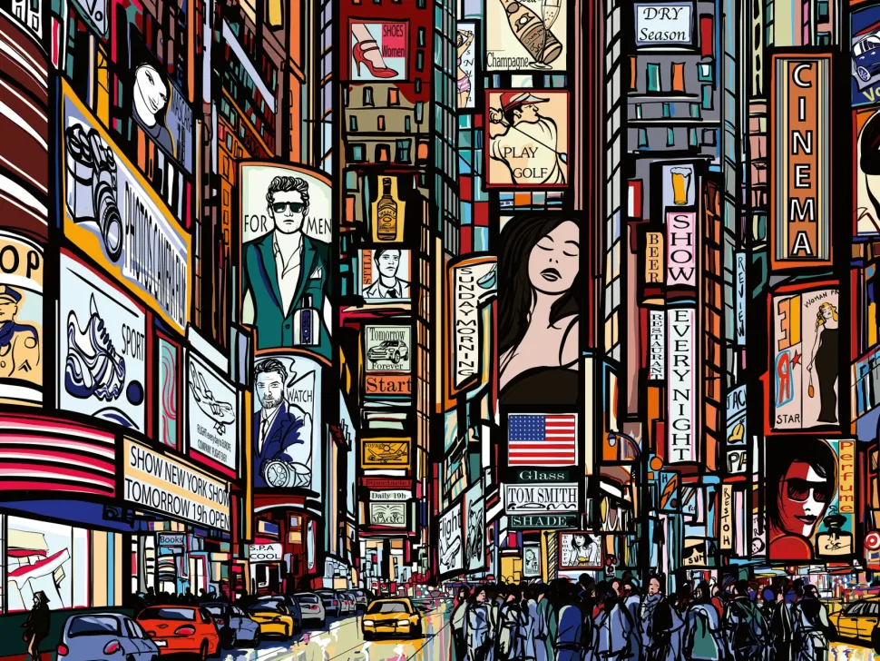 Ravensburger Puzzle Vivace New York, 1000 Pezzi, Puzzle Adulti