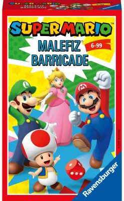 Ravensburger Super Mario Travel, Gioco Da Tavolo Tascabile, 2-4 Giocatori, 6+ Anni