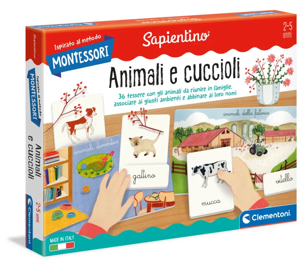 Sapientino Montessori Gli Animali E I Loro Cuccioli