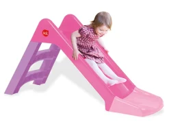 Scivolo Per Bambini, 3 Gradini Antiscivolo, Verde E Rosa, Massimo Supporto Di 30 Kg, Facile E Veloce Da Montare Disponbile In Verde E Rosa