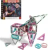 Set Costruzioni Magnetiche Rosa Da 43 Pezzi Fao Schwarz