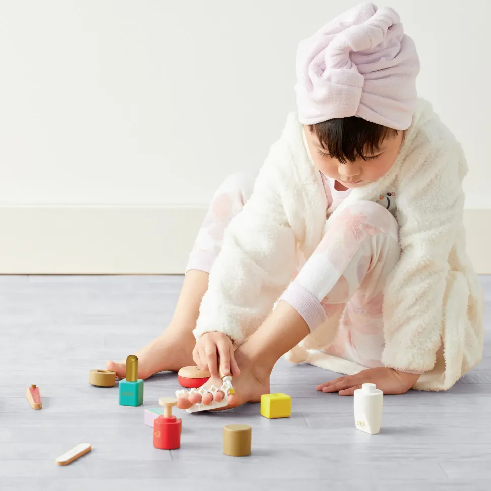 Set Di Bellezza Manicure In Legno