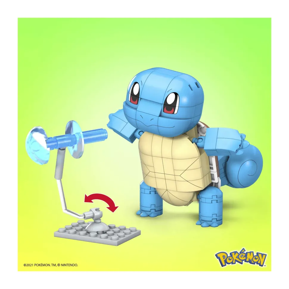 Set Di Costruzioni Mega Construx Pokemon Squirtle Da Costruire Ed Esporre, Costruzioni Giocattolo Per Bambini