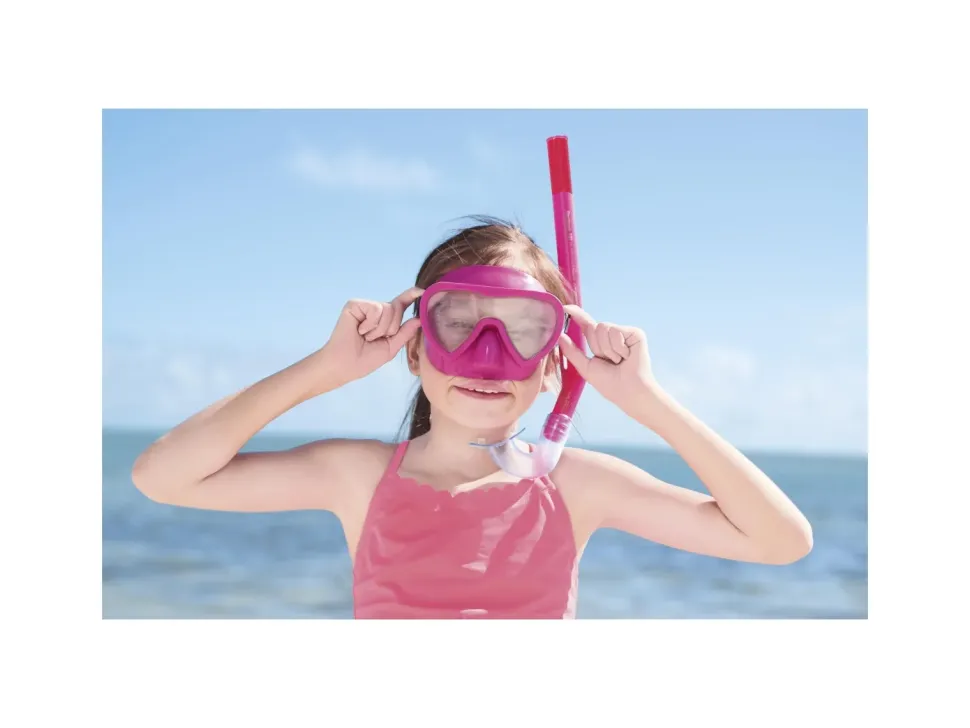 Set Maschera E Tubo Lil' Glider, 3-6 Anni, 2 Colori Assortiti, Protezione Uv, Lenti In Policarbonato