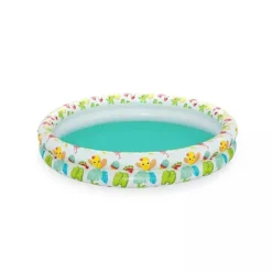 Set Piscina Barriera Corallina A 2 Anelli Cm. 122 20. Include: Pallone Cm. 41 E Salvagente Cm. 51