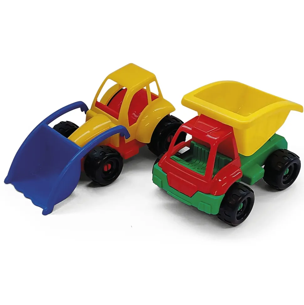 Set Ruspa E Camioncino Con Cassone Ribaltabile