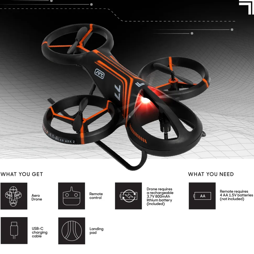 Sharper Image Quadricottero Radiocomandato Aero Drone