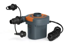 Sidewinder Pompa Di Gonfiaggio Elettrica 12 Volt Corrente Alternata/Corrente Continua(Contenuto: Pompa Di Gonfiaggico Elettrica, 3 Adattatori Per Valvole, 220-240 V / 50 Hz 12 V Cc)
