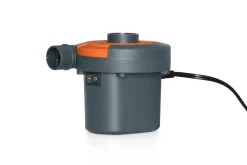 Sidewinder Pompa Di Gonfiaggio Elettrica 12 Volt Corrente Alternata/Corrente Continua(Contenuto: Pompa Di Gonfiaggico Elettrica, 3 Adattatori Per Valvole, 220-240 V / 50 Hz 12 V Cc)