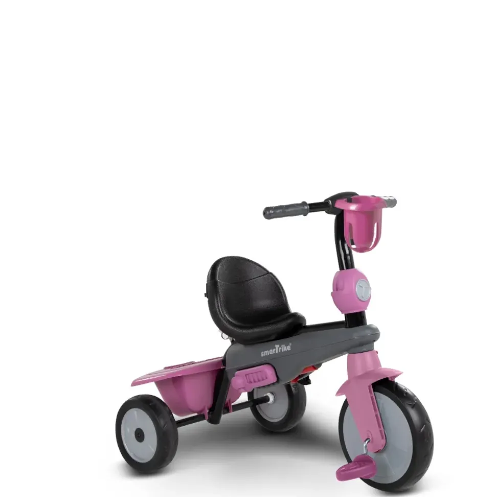 Smartrike Vanilla 4 In 1 Triciclo Per Bambini Dai 15 Mesi Con Maniglione Direzionale Touch Steering E Equipaggiamento Di Sicurezza Rosa