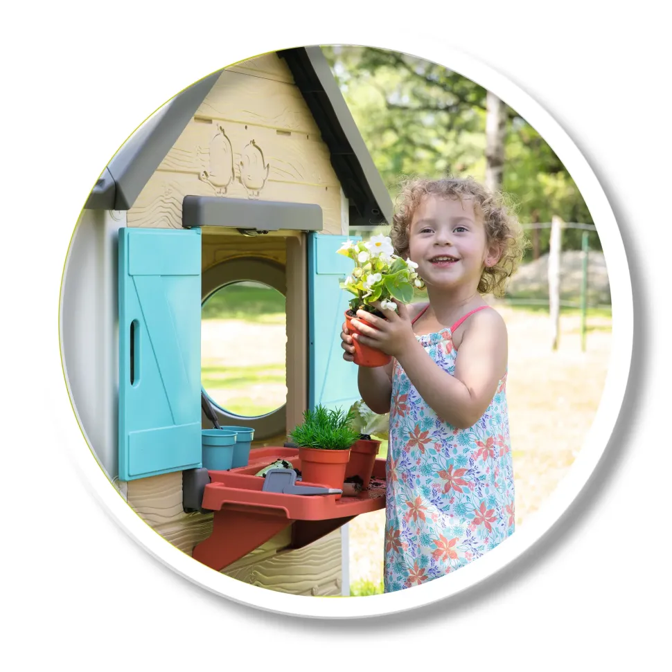 Smoby Garden House Con Accessori Per Il Giardinaggio, 7600810405