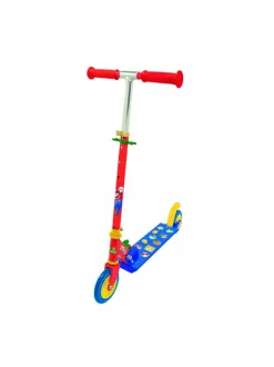 Smoby Monopattino Due Ruote Super Mario, 7600750373, +5 Anni, In Alluminio, Ruote Silenziose Traslucide, Pieghevole, Manubrio Regolabile