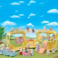 Sylvanian Families Asilo Il Bus Arcobaleno Sole