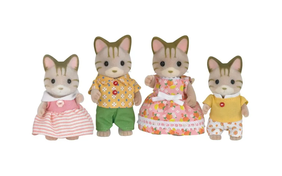 Sylvanian Families Famiglia Gatti Striati