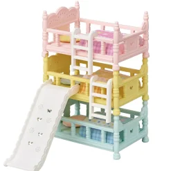 Sylvanian Families Letto A Castello Triplo Colorato Accessori E Arredamento Per La Casa Sf