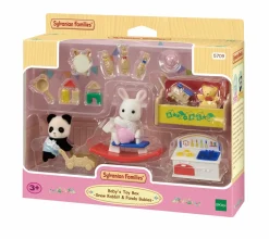 Sylvanian Families Personaggi Collezionabili -Scatola Dei Giochi Per Bebe Bebe Coniglio Neve E Bebe Panda