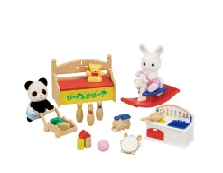 Sylvanian Families Personaggi Collezionabili -Scatola Dei Giochi Per Bebe Bebe Coniglio Neve E Bebe Panda