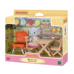 Sylvanian Families Set Barbeque Per Pic-Nic Ragazza Elefante