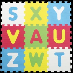 Tappeto Puzzle Lettere 9Pz