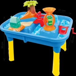 Tavolino Acqua E Sabbia: Gioco Educativo Per Bambini Da 18 Mesi Ideale Per Mare, Giardino E Piscina