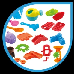 Tavolino Acqua E Sabbia: Gioco Educativo Per Bambini Da 18 Mesi Ideale Per Mare, Giardino E Piscina